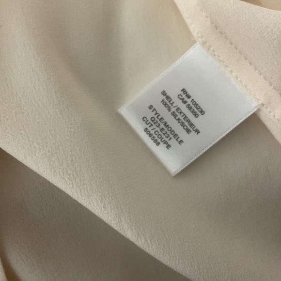 Ivory silk blouse by Equipment - Picture 3 of 4